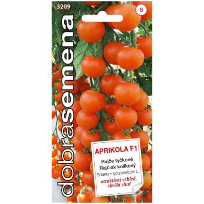Aprikola F1 kolíková paradajka extra sladká cherry 10 semien
