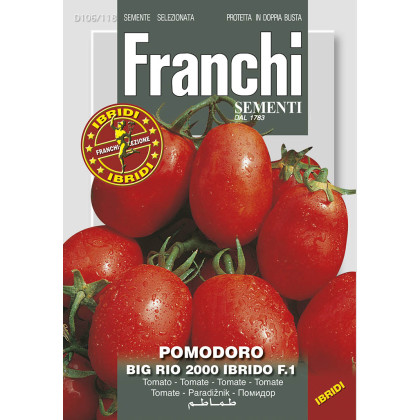 Big Rio 2000 F1 rajčiak kríčkový veľmi skorý 0,2 g