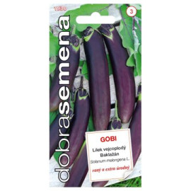 Gobi baklažán podlhovastý bohato rodiaci 40 semien..