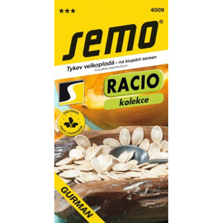 Gurman tekvica veľkoplodá na semená 9s