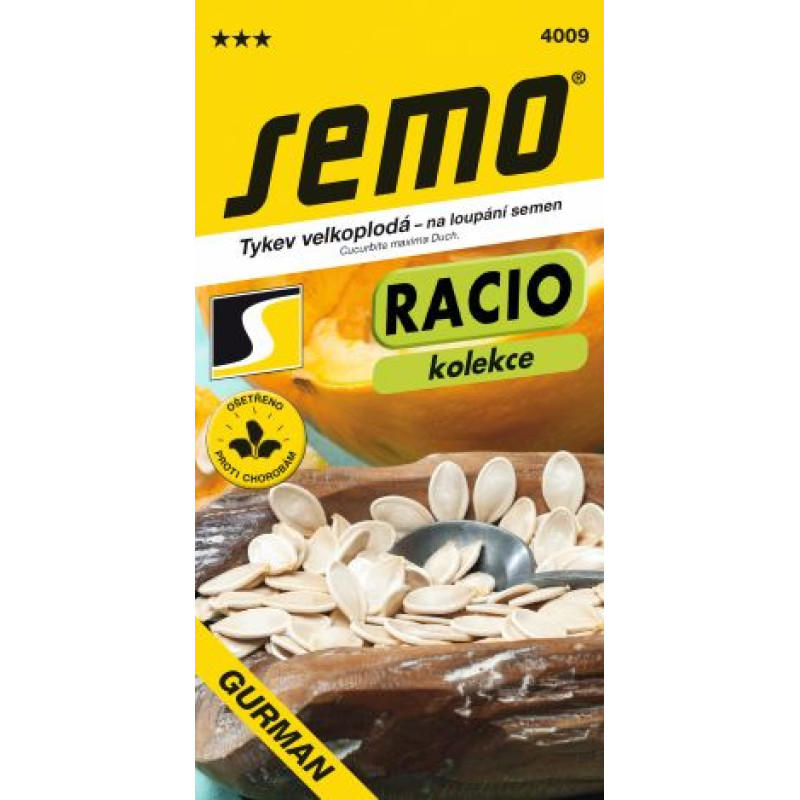 Gurman tekvica veľkoplodá na semená 9s