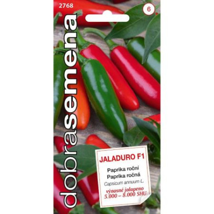 Jaladuro F1 paprika typ Jalapeňo skorý 10 semien