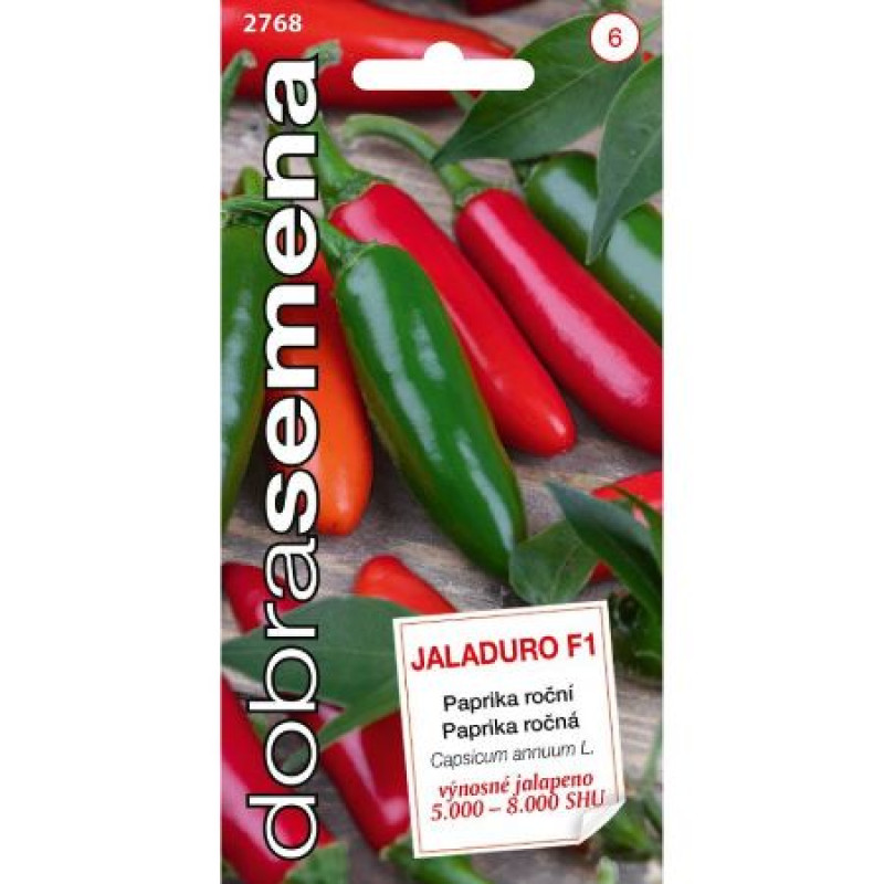 Jaladuro F1 paprika typ Jalapeňo skorý 10 semien