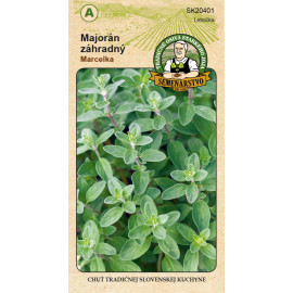 Marcelka majorán osivo chemicky neošetrené 0,3g