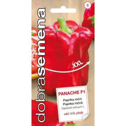 Panache F1 paprika sladká hrubostenná blocky maxi 10 semien