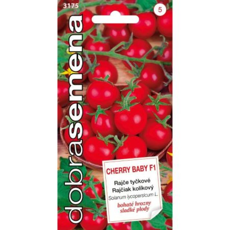Cherry Baby rajčiak kolíkový cherry univerálny 10 semien
