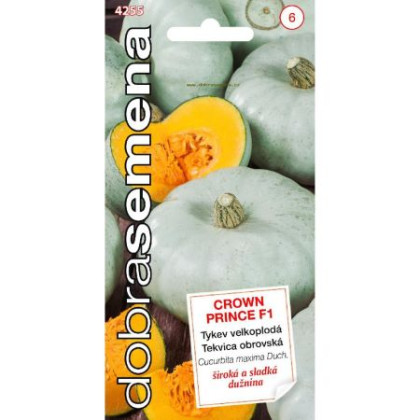 Crown Prince F1 tekvica veľkoplodá dlho skladovateľná výborná 7 semien