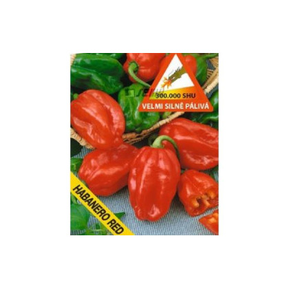 Habanero Paprika chilli červená 20 semien