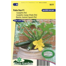 Patio Star F1 cuketa do kvetináčov 10 semien
