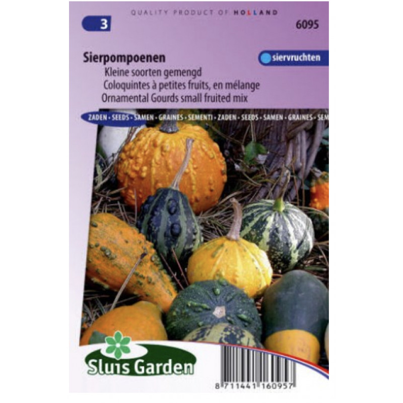 Cucurbita pepo mix okrasné tekvice 2.7 g