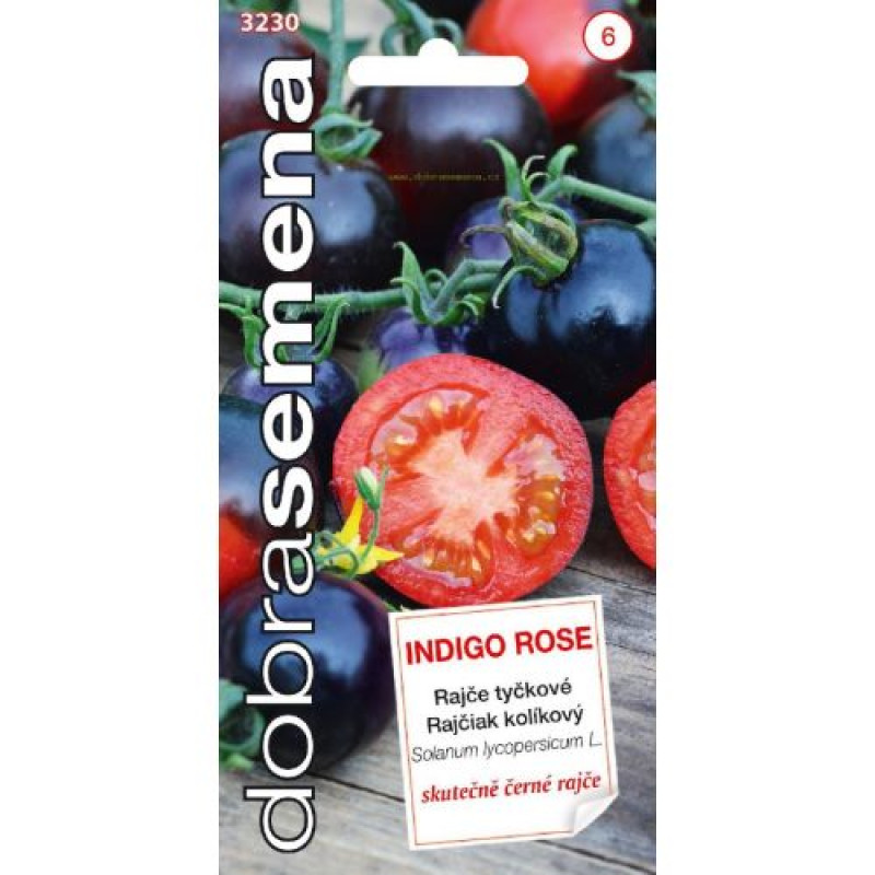 Indigo Rose paradajka rezistentná unikátna kolíková 10 semien