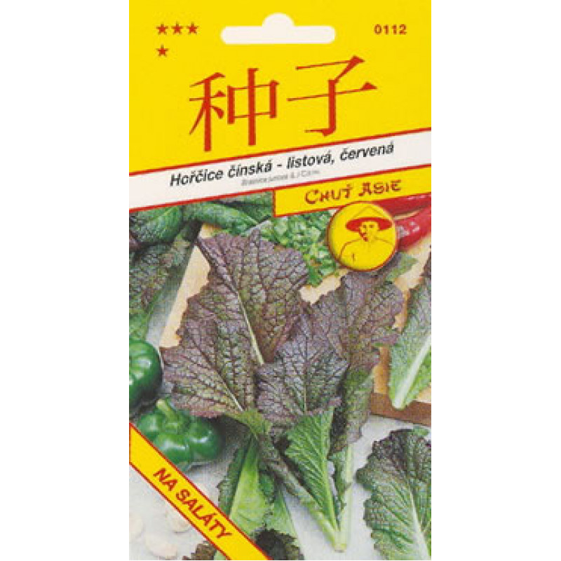 Red Giant Brassica juncea L. CZERN. Horčica čínska 1,60g