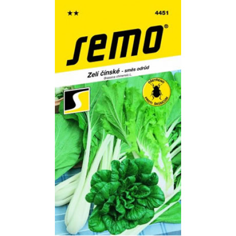 Zmes listových odrôd Brassica chinensis Kapusta čínska 0,50g