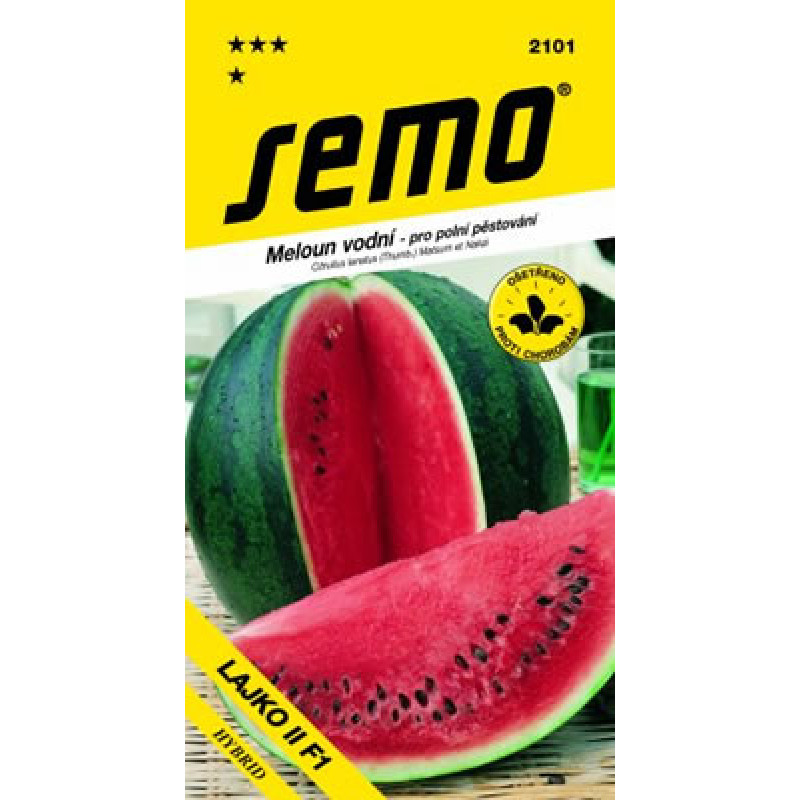Lajko II. F1  dyňa melón červený vodový 10g