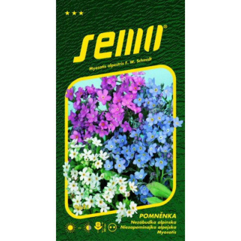 Nezábudka zmes Myosotis trvalka 0,2g
