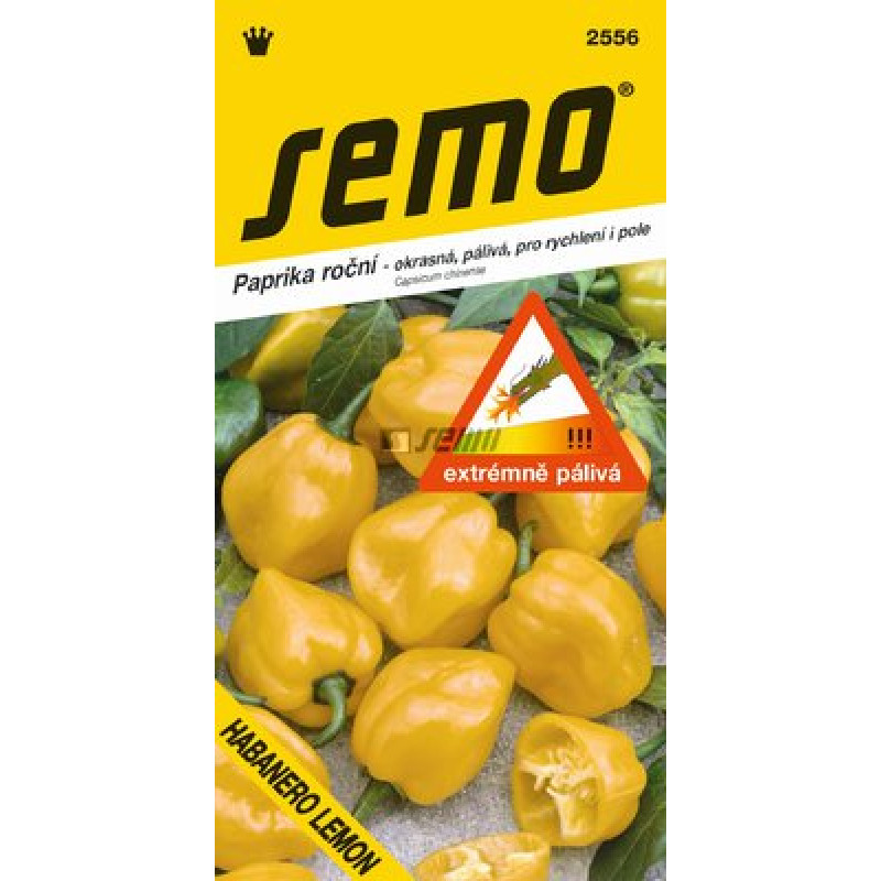 Habanero Lemon paprika silno štipľavá chilli