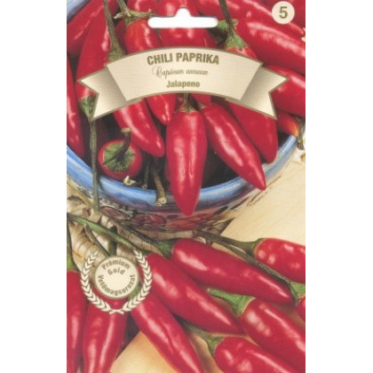 Jalapeňo Paprika chilli červená 20 semien