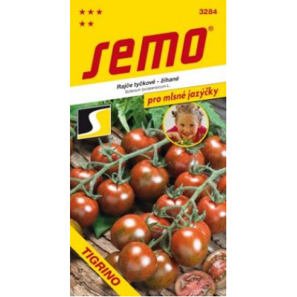 Tigrino cherry rajčiak kolíkový zelenočervený