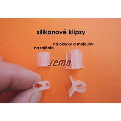 Klipsy na vrúbľovanie uhorky melónov silikónové  5ks