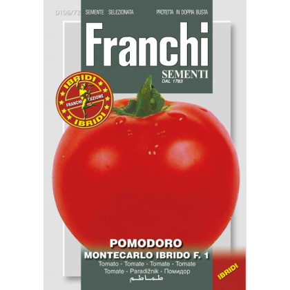 Montecarlo F1 kolíková paradajka mäsitá nepraská odolná 0,25 g