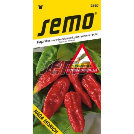 Naga Morich paprika extrémne pálivá