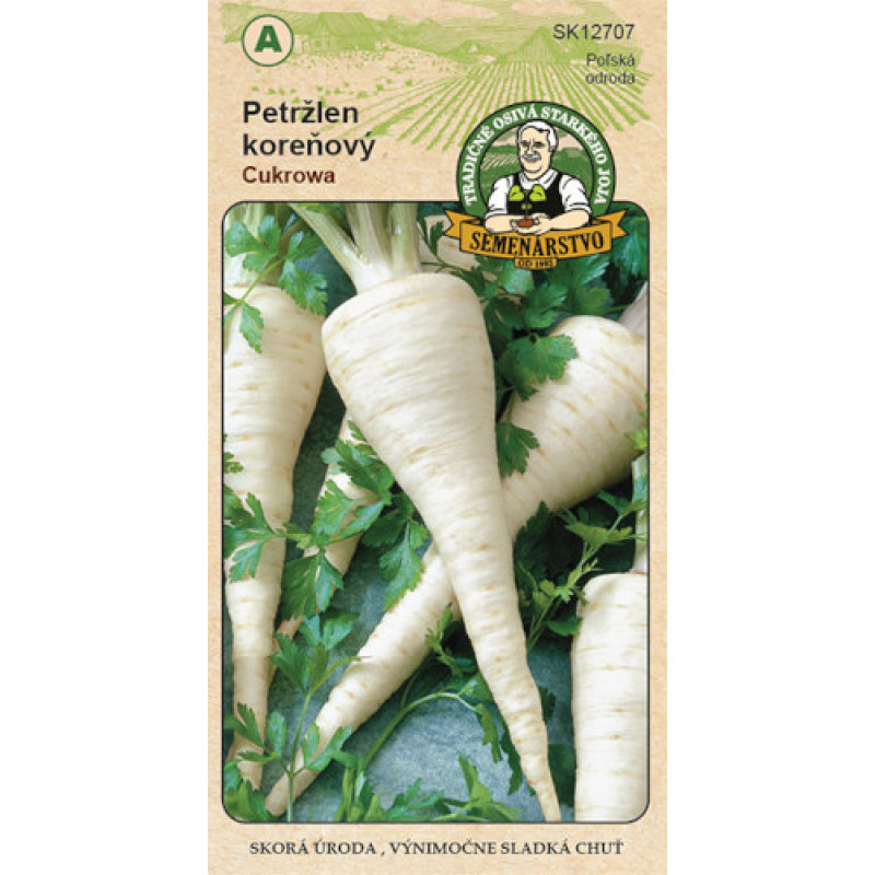 Cukrowa petržlen koreňový skorý osivo balenie 2g