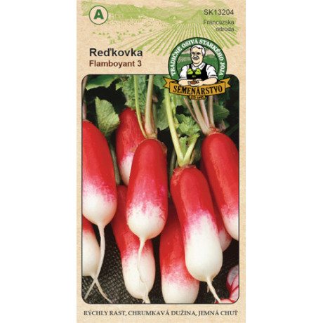 Flamboyant 3 reďkovka skorá balenie 4g